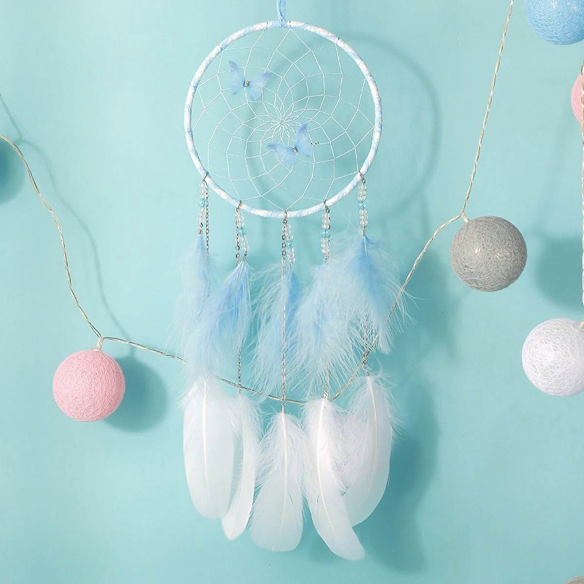 다채로운 Boho Dreamcatcher - 수제 나비 - Boho Wind Chimes 리뷰 및 가격