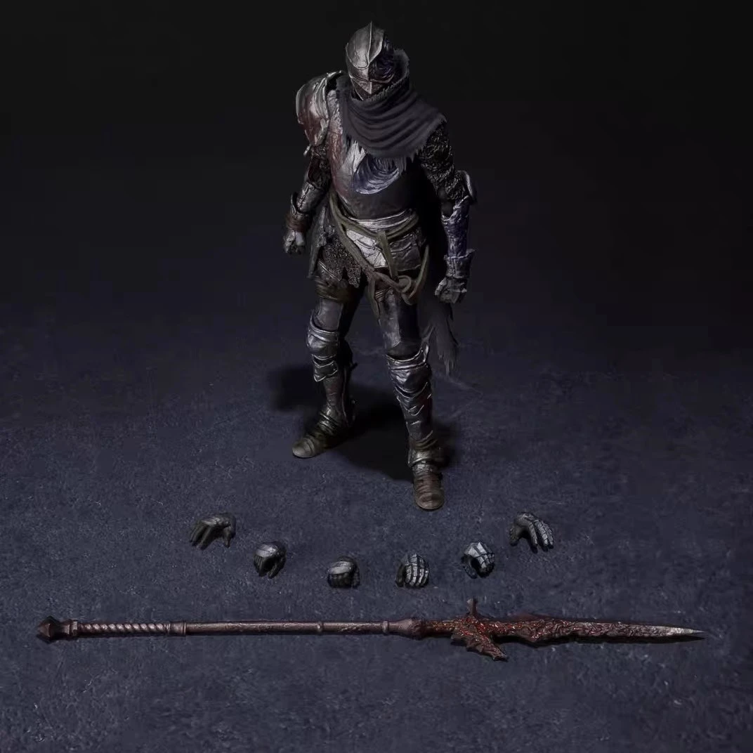 

Bandai Original Spot Shf Elden'S Circle Old Ring Knights Burning Finger Marks Epilepsy Vic Joint Action Figure Ornament Toy Gift