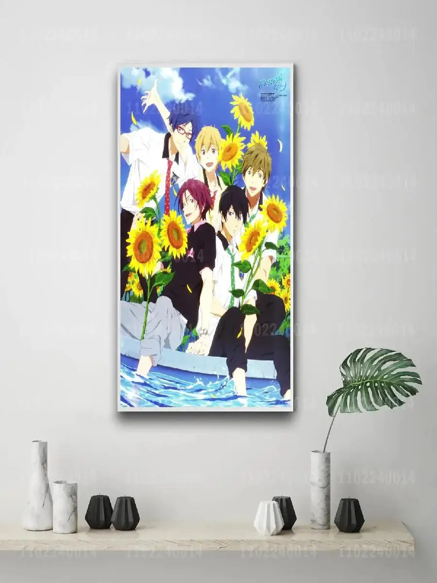 Free Eternal Summer Anime x Canvas Poster  Iwatobi Swim Club Wall Art for Home  Cafe Decor Gift Idea