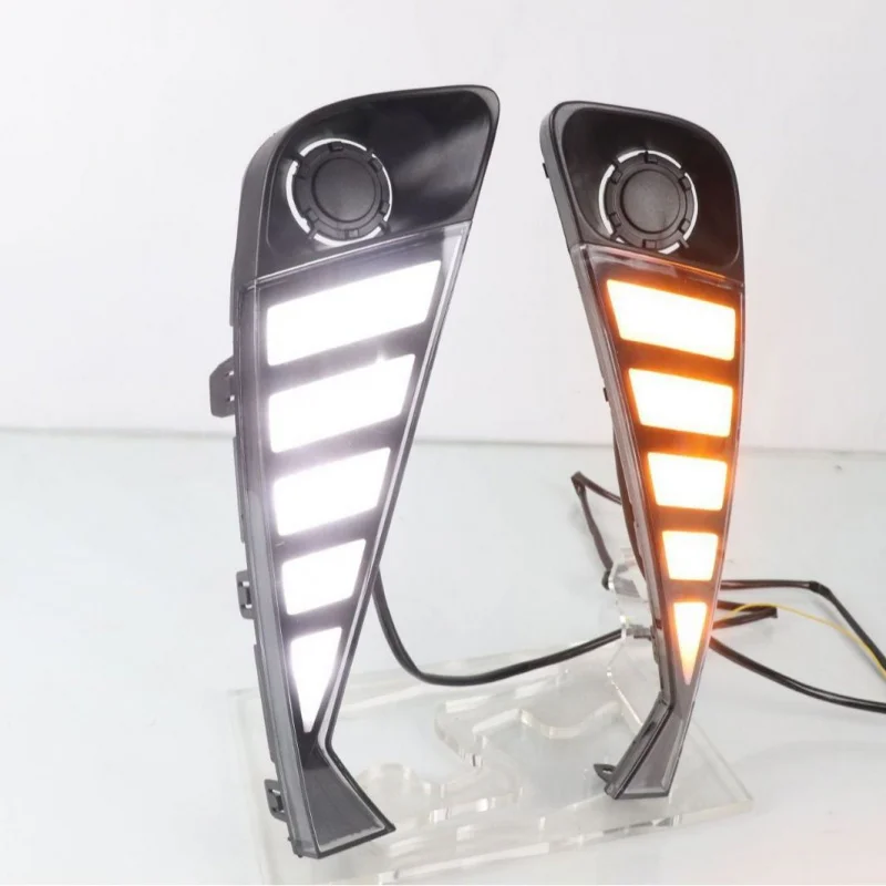 

SAAR Suitable for New Toyota Yize 2021 CHR LED Mustang Style Dual Color Flowing Daytime Running Lights