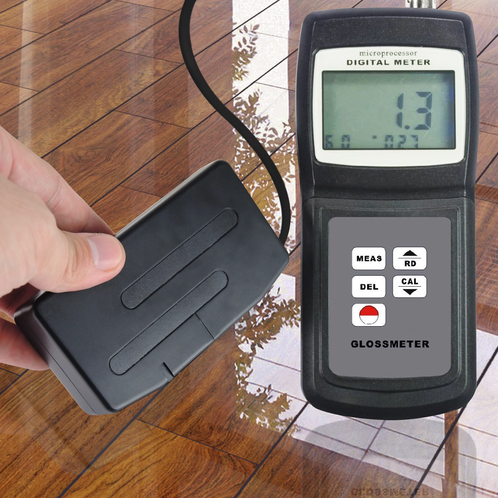 High Quality OEM Small Size Easy To Carry Microprocessor Digital Gloss Unit 0.1 200 Gloss Unit Backlit LCD Gloss