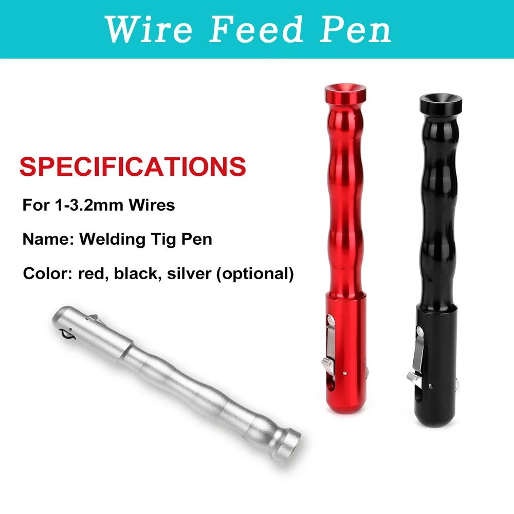 

Tig Finger Feeder Dab Pen Welding Accessories for Stick Welder Aluminum Weld Rods Holder Filler Wire Pen