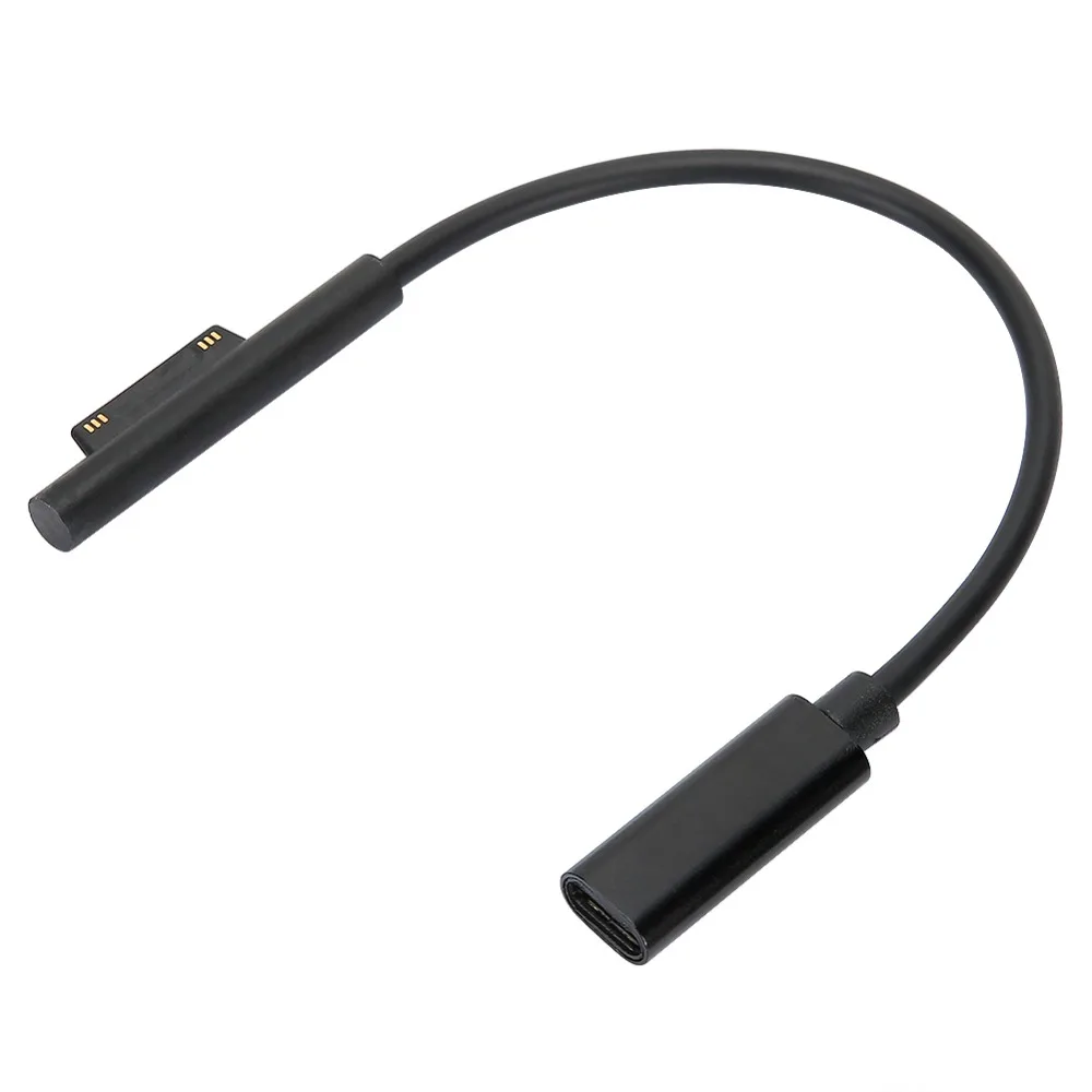 

15V PC Fast Charging Cable Fast Charging Black for Surface Connect Cable 65W for for Microsoft Surface Pro 3/4/5/6