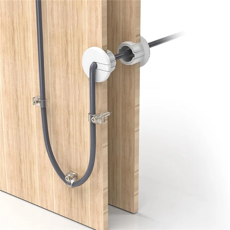 Набор настенных втулок ABGR для кабеля Starlink Dishy Ethernet, комплект для прокладки кабеля, набор втулок для подачи отверстия в стене, 2 шт.