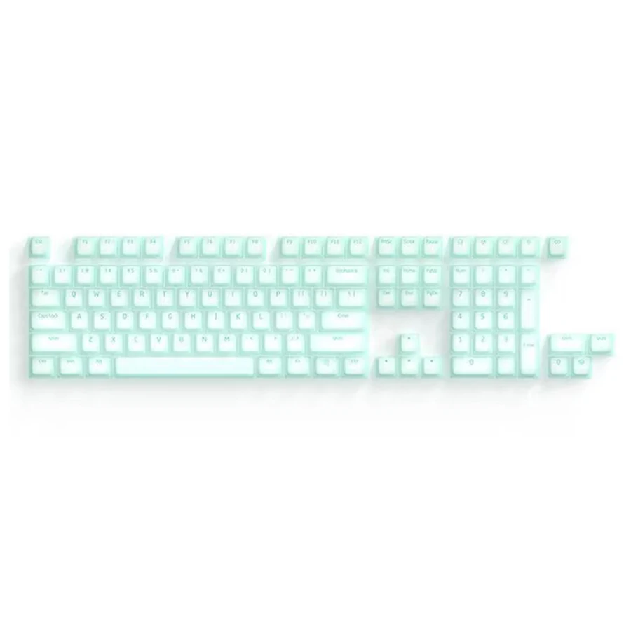 Nogi Cherry Profile ABS Silicone Keycap White Black Sakura Pep Very Peri for Keyboard Gh60 Poker 87 TKL 104 ANSI Xd64 Bm60 Xd68