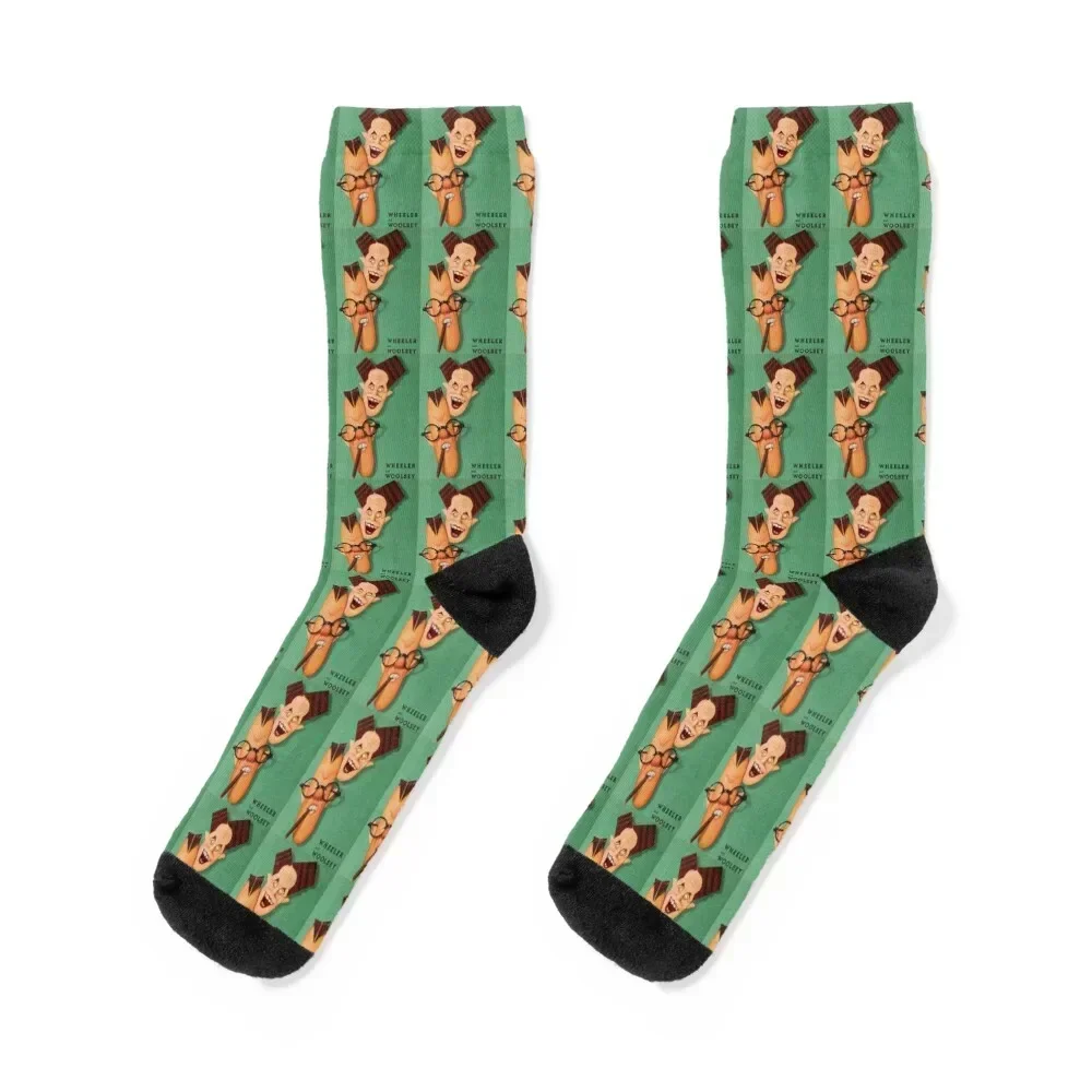 

Wheeler and Woolsey 1930's movie comedians Socks crazy halloween professional running Girl'S Socks Men's