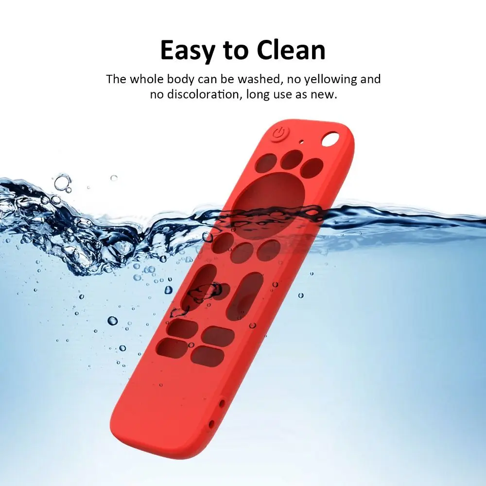 Skin-Friendly Remote Control Sleeve Durable Washable Glowing Case Silicone Dirt-resistant for MECOOL KD3 Android TV Stick