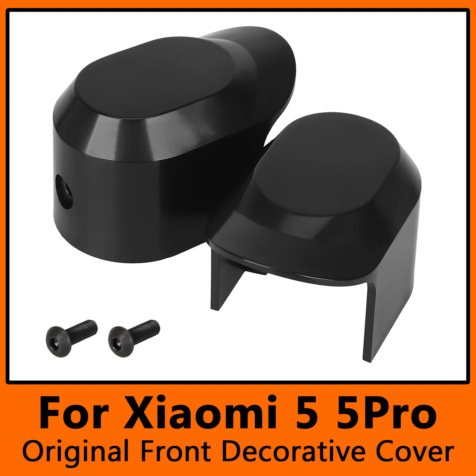 

Original Front Decorative Cover for Xiaomi 5 5 Pro Electric Scooter 2-Pack Front Fork Decor Case Cap Front Fork Reflector Base