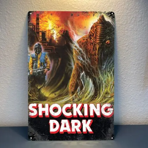 Shocking Dark Movie Metal Poster - Collectable Tin Sign - 20x30cm sign