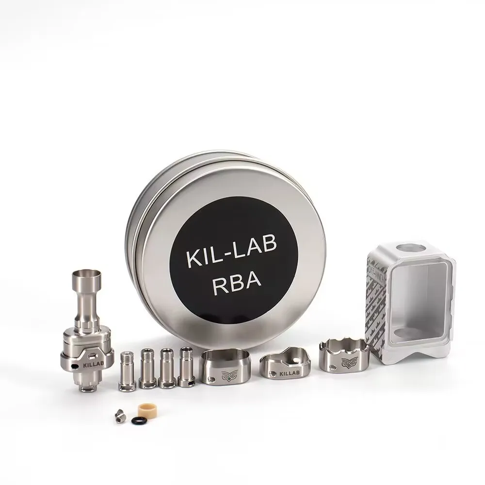 

KILLAB RBA Bridge For SXK BB DNA 60W Mod Billet Box Vapor Boro Tank With 1.2mm/2.0mm/mm/2.5mm/3.0mm/3.5mm Air Pins And 4 Rings