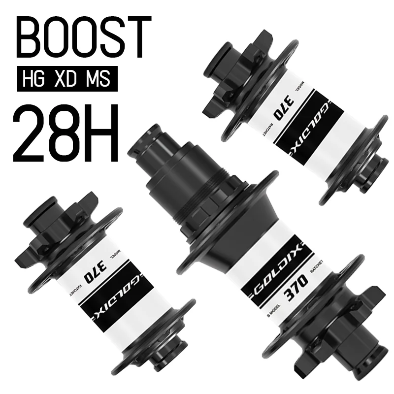 

Goldix M370 28h Передняя и задняя велосипедная ступица Hg Ms Xd с 28 отверстиями Boost Mtb Hubs 6 Bolt 36t Ratchet Masses Велосипедная ступица 135x10 148x12 110x15