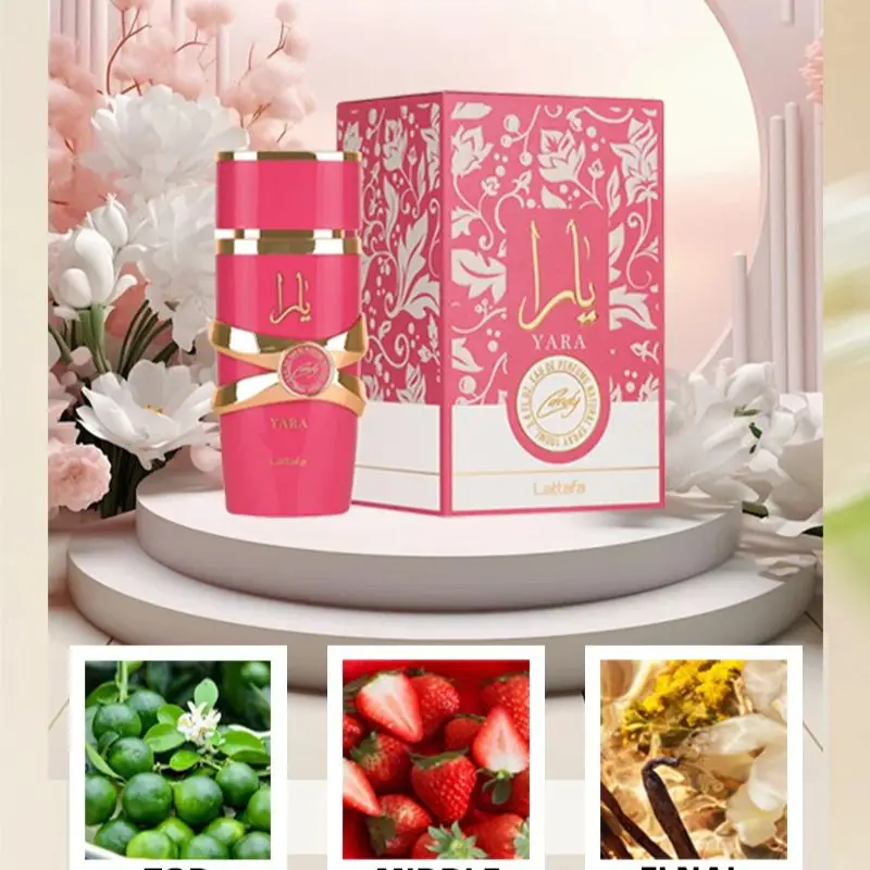 

Lattafa Yara Candy EDP 100ML Original Eau De Parfum Lasting Fragrances Deodorant Pheromones Attract Men