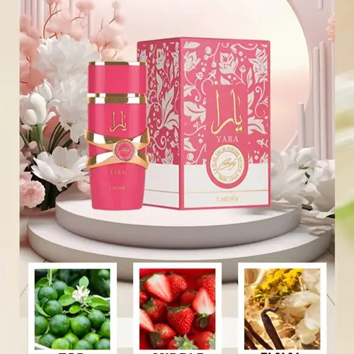 Lattafa Yara Candy EDP 100ML Original Eau De Parfum Fragancias Duraderas Desodorante Feromonas Attirar Hombres