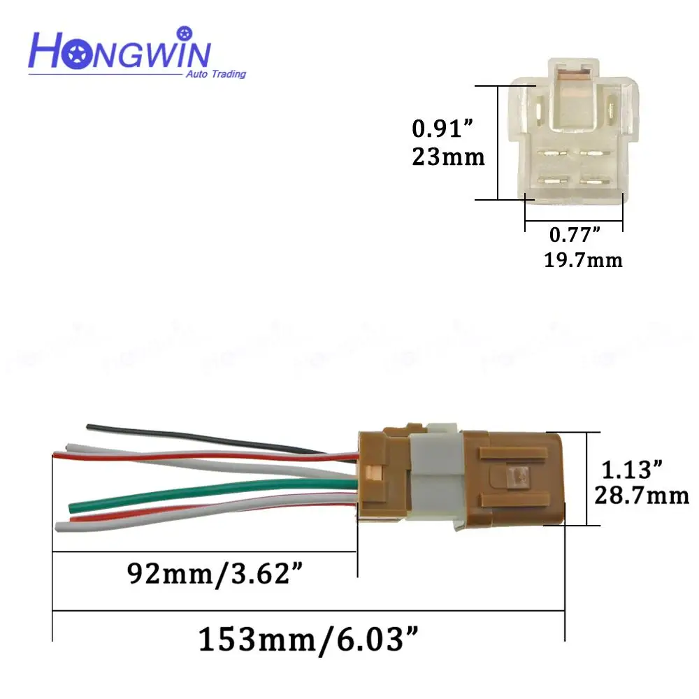 6Pin 12V جديد تتابع مع سلك موصل التوصيل يناسب نيسان 200SX 240SX إنفينيتي FX35 FX45 G35 Q45 QX4 25230-79964 2523079964 #3