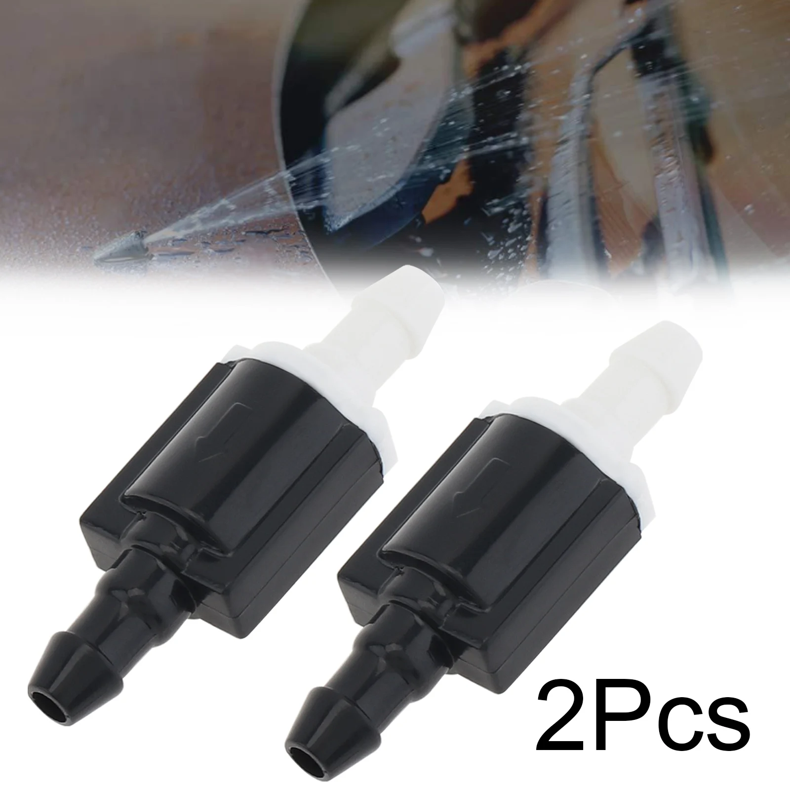 

2pcs 85321-26020 Car Wiper Washer Windshield Check Valve Water Spray Plug One-Way Valve Fit for Toyota / Lexus