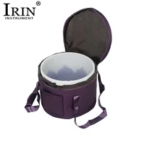 IRIN-Bolsa de cuenco de cristal de 14 pulgadas, bolso de mano, portátil, accesorios para instrumentos de percusión