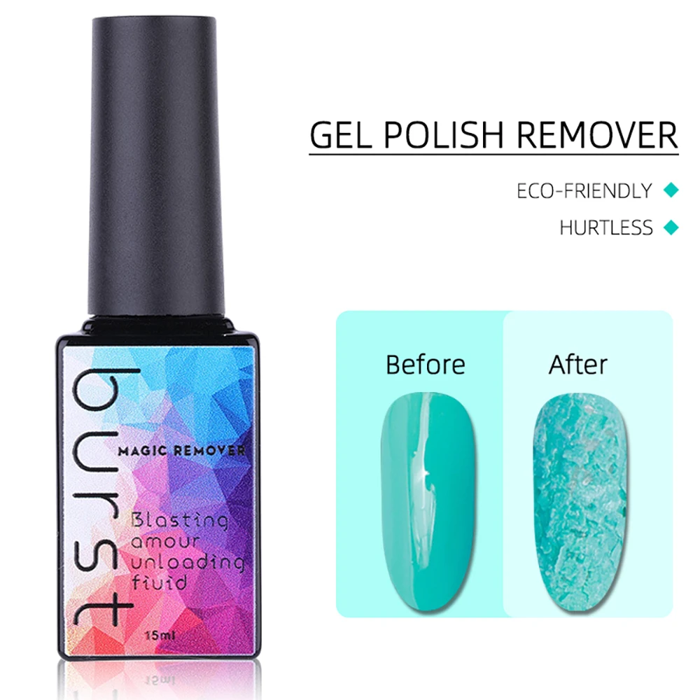 Quick Nail Gel Polish Remover Permanent Enamel Remover Burst Nail Gel Clean Remover Soak Off Primer Cleaner Nail Degreaser