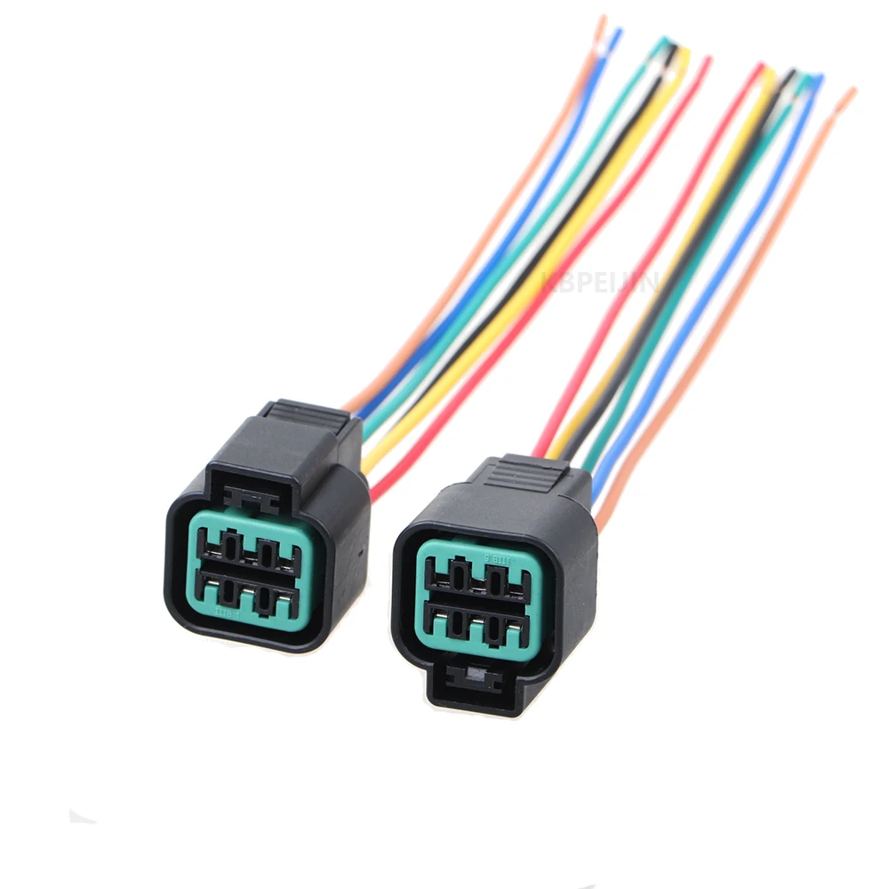 For Hyundai Sonata Kia K2 K3 K4 K5 Headlight Plug Wire Socket Wiring Harness Accessories 2 Pcs