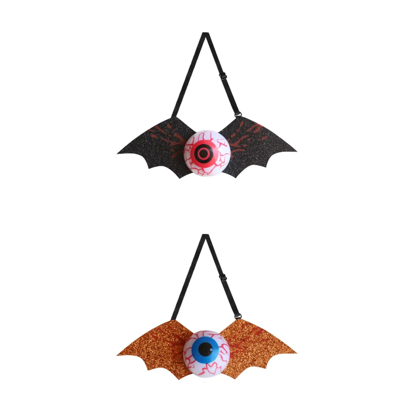 Gravata borboleta de Halloween com bola de olho iluminada para homens, novidade ajustável, lembrancinhas para festa, vestido extravagante, casamento, escola, férias, dança