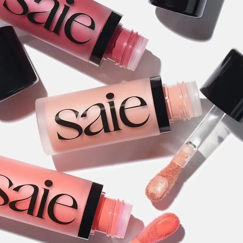 New Saie Brand Liquid Blush Highlighter Contouring Illuminating Shimmer Powder Quick-drying Non-sticky Natural Facial Makeup