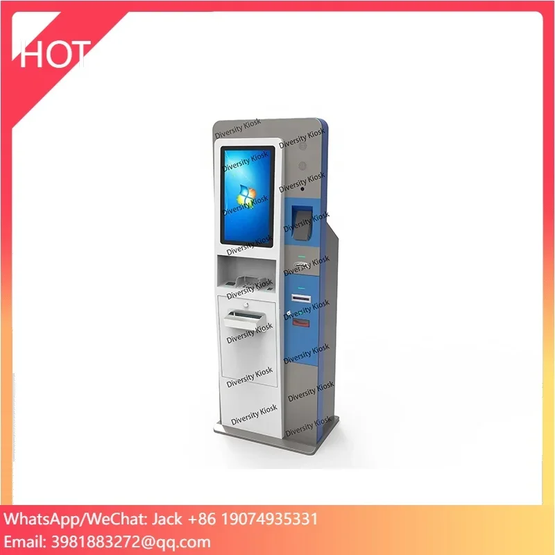 

High Security Payment Kiosk Currency Exchange Terminal Crypto ATM Machine BATM BTC Self Service Terminal