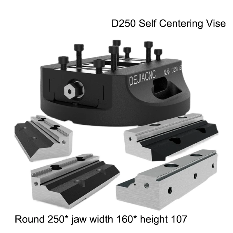 Self-centering five-axis concentric vise dust-proof anti-iron filings with the same movement centering fixture CNC CNC special