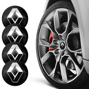 stiker Logo Penutup Pusat hub Roda Mobil 56mm untuk Renault Sport Duster Megane 2 3 4 IV Clio Fluence Logan Captur Arkana Laguna RS 12 penjualan terbaik anagrama renault - №