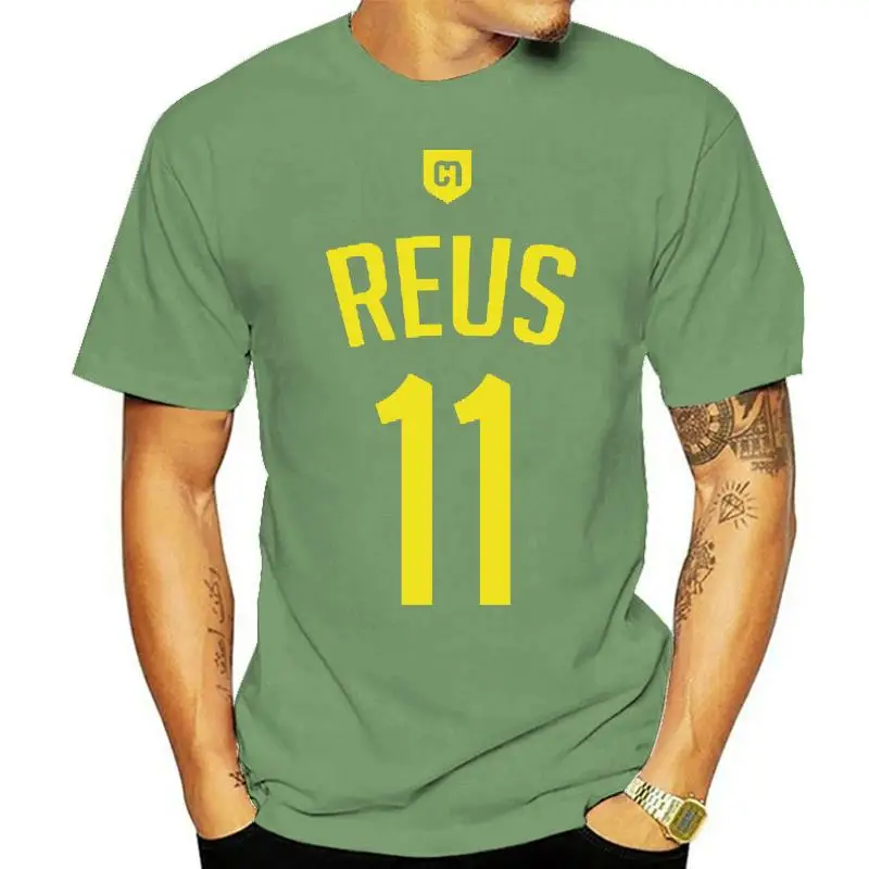 Camiseta para hombre Marco Reus Dortmund Away Apparel camiseta para mujer