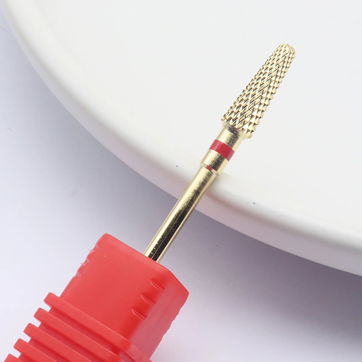 

Pro. Gold l0413 F Tungsten Carbide Bur Nail Drill Bit Cutter Nail Files Nail Electric Drill Manicure Machine Accessory.