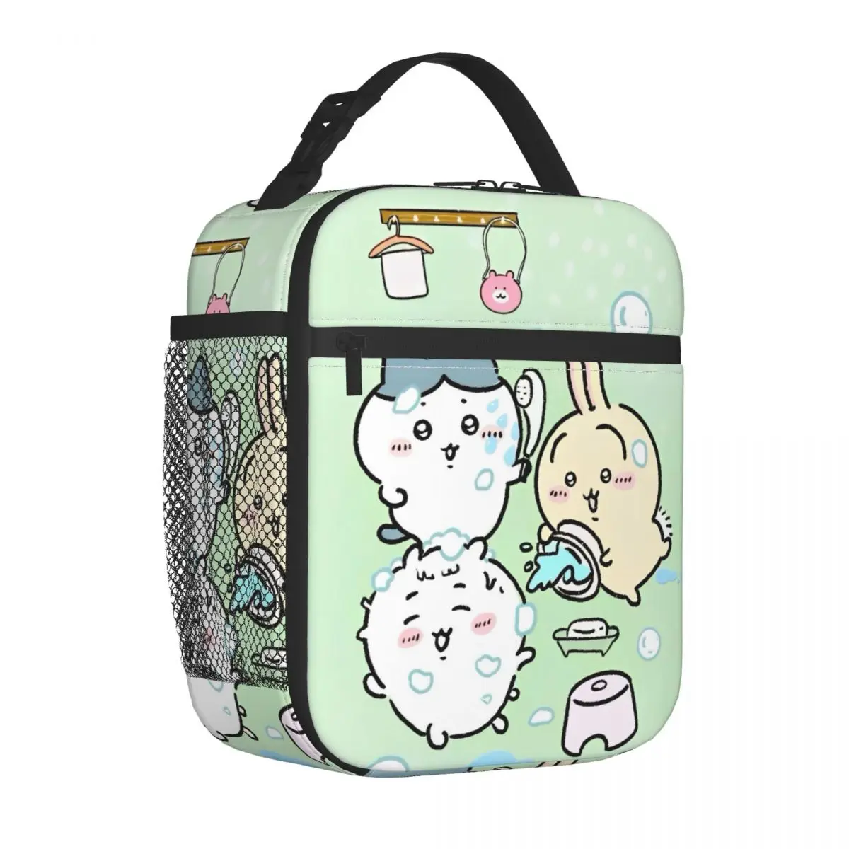 Chiikawa Take A Bath Insulated Lunch Bag Thermal Bag  Lunch Container Large Tote Lunch Box Food Bag Office Outdoor