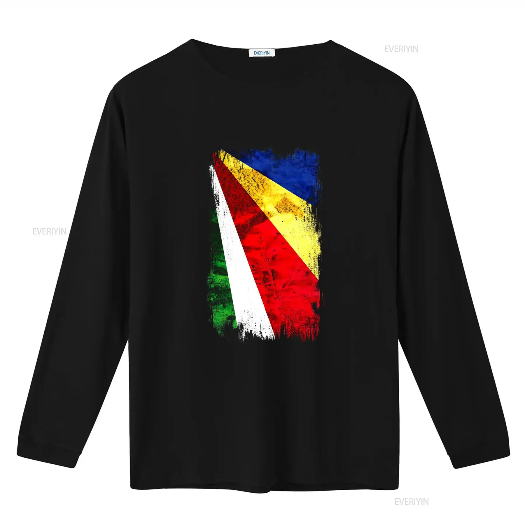 SEYCHELLES GRUNGE FLAG MENS T SHIRT TEE TOP SESEL SEYCHELLOIS GIFT VIBRANT DISTRESSED DESIGN FOR PATRIOTIC STYLE vintage