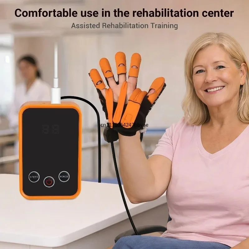 For Plug‑in Rehabilitation Training Robot Glove, Hand Massage Glove for Stroke Hemiplegia Hand Recovery