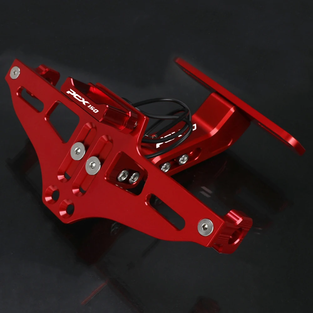 

For honda PCX150 PCX 150 2012-2017 2018-2024 2023 Foldable Fixed License Registration Plate Bracket Tail Tidy Fender Eliminator