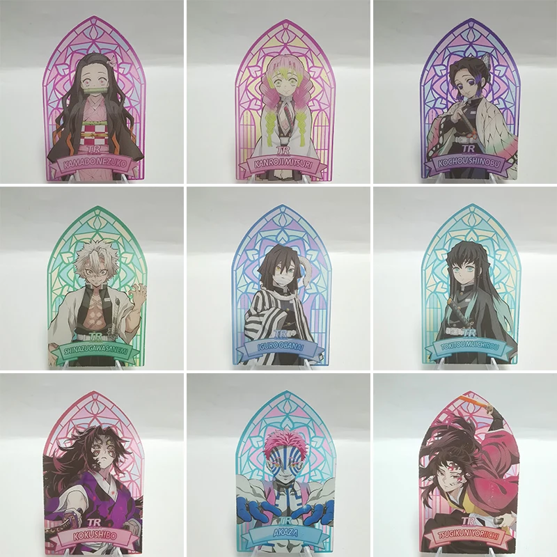 tarjetas-coleccionables-de-anime-demon-slayer-kanroji-mitsuri-kochou-shinobu-kamado-nezuko-regalo-de-navidad-o-cumpleanos-juguete-para-ninos