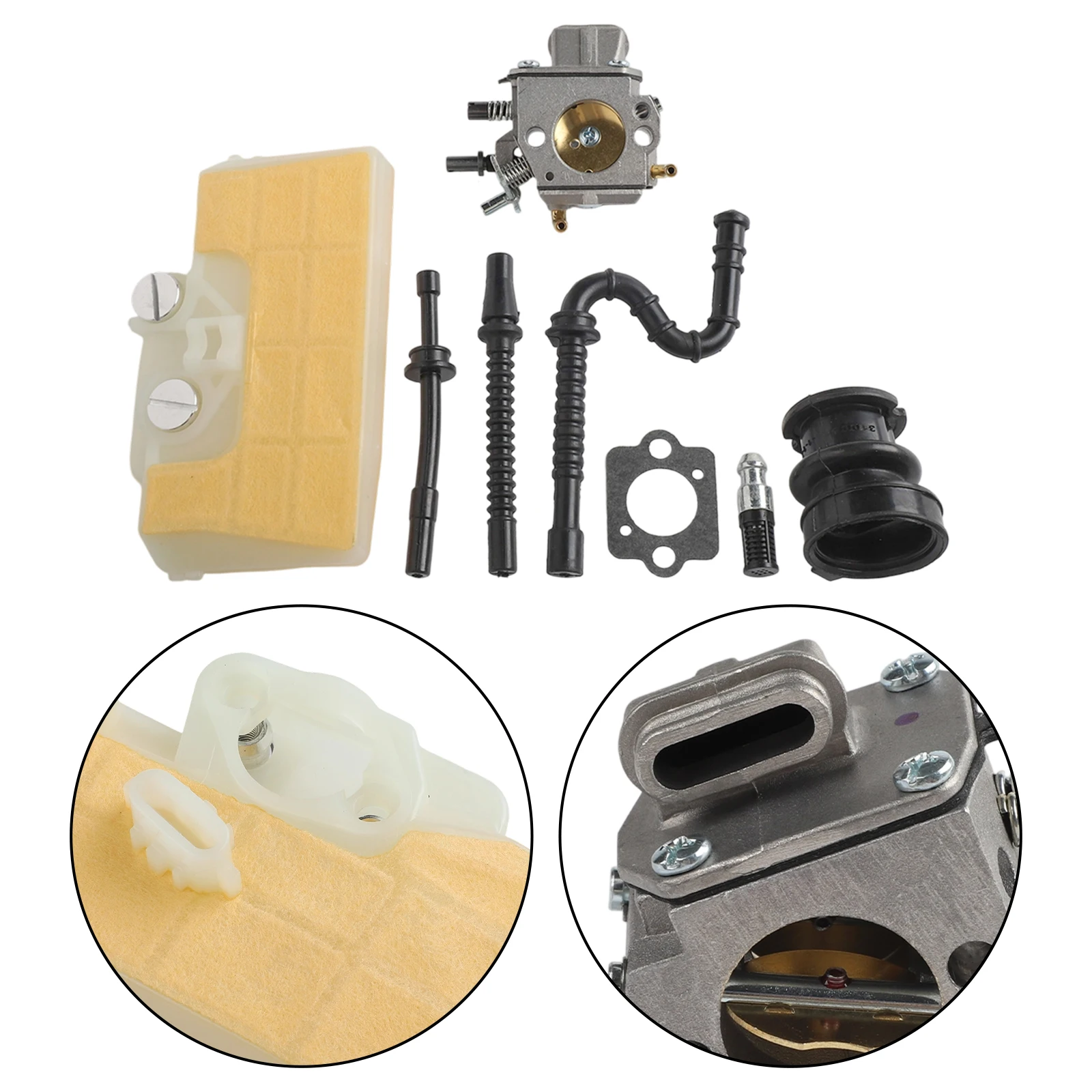 Fuel Line Set Chainsaw Carburetor Chainsaw Repair Includes Gasket And Filters Easy Installation Components For MS290 Chainsaw