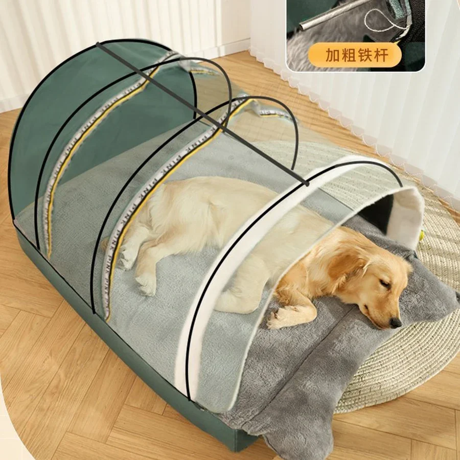 Top Cover Dog Bed Roof Big Size Extension Removable Mattress Jumbo Foldable Entrance Nest Dome Perros Indoor Dog Accessories