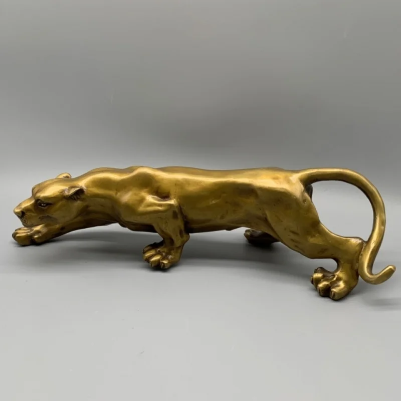 

Large Pure Copper Money Leopard Ornament Money Leopard Copper Leopard Craft Business Gift Chinese Style Home Decoration Gift