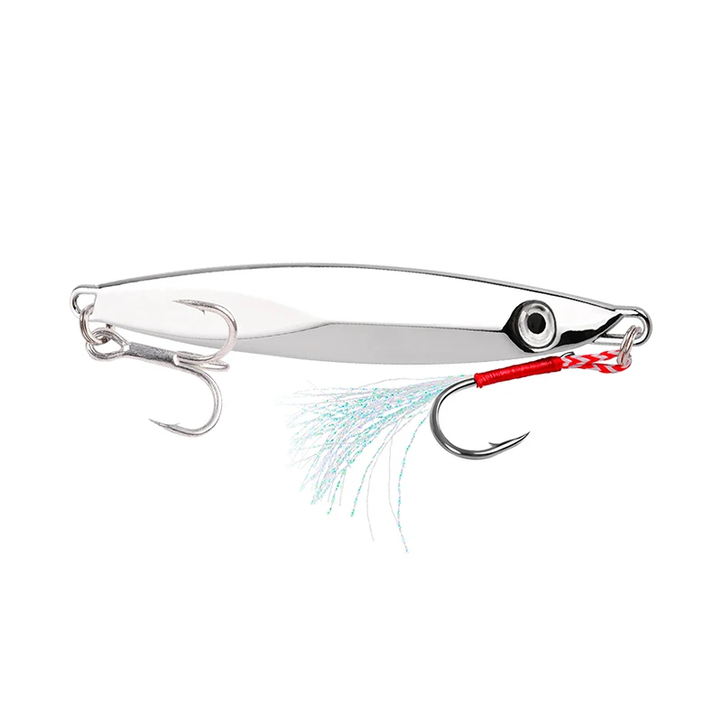 Metallguss-Jigging-Köder-Set 20g-60g – Spinner-Spoon-Angelköder, sinkend, für weite Würfe, Jigging-Köder, Spoon-Spinnerbait zum Angeln – Detail 2