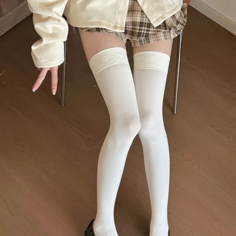 SP & CITY, удлиненные гольфы в студенческом стиле, 70 см, женские утягивающие противоскользящие высокие носки до бедра, дышащие мягкие чулки SP & CITY, удлиненные гольфы в студенческом стиле, 70 см, женские утягивающие противоскользящие высокие носки до бедра, дышащие мягкие чулки