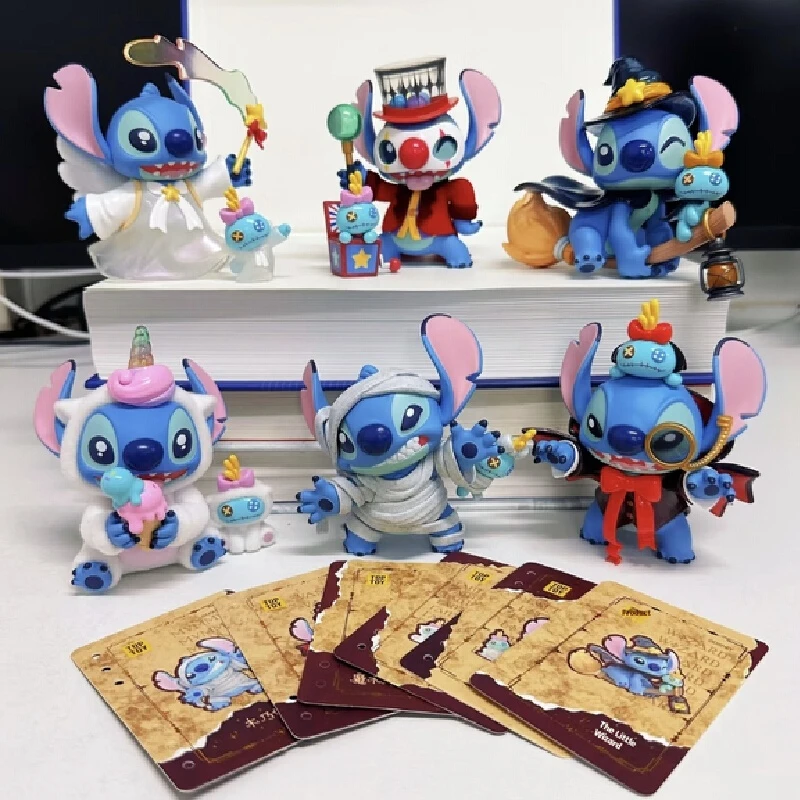 

Stitch Blind Box 2.0 Figures Funny Diary Collectible pvc Anime Cake Topper Desk Decor for Kids Birthdays Party Favors Cute toys