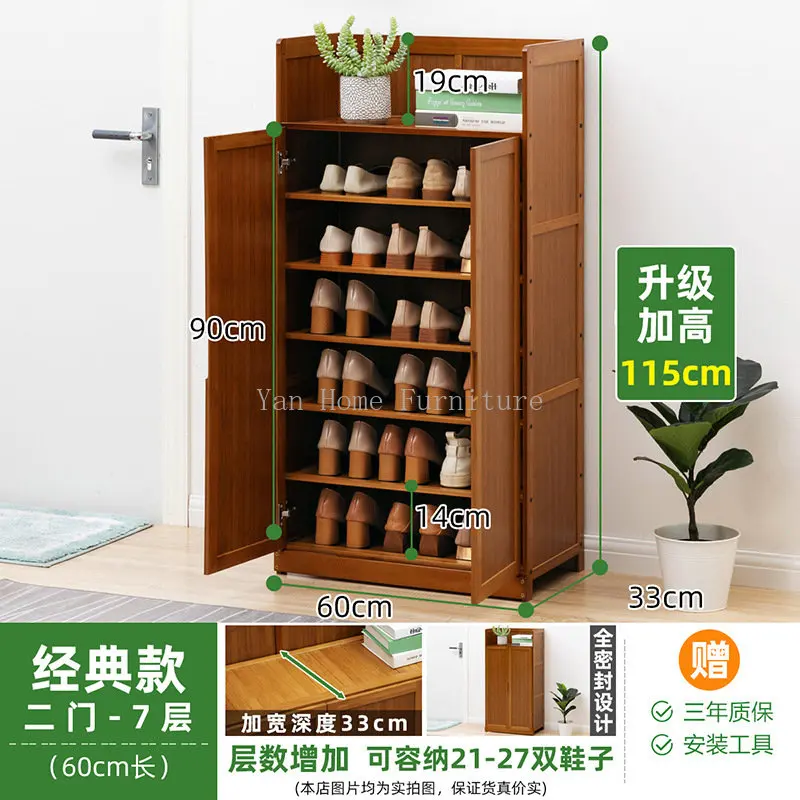 Shoe Cabinet Household Door Storage Dustproof Simple Shoe Shelf Multi-Layer Economic Non-Solid Wood Dormitory Rack Shoes Shelf