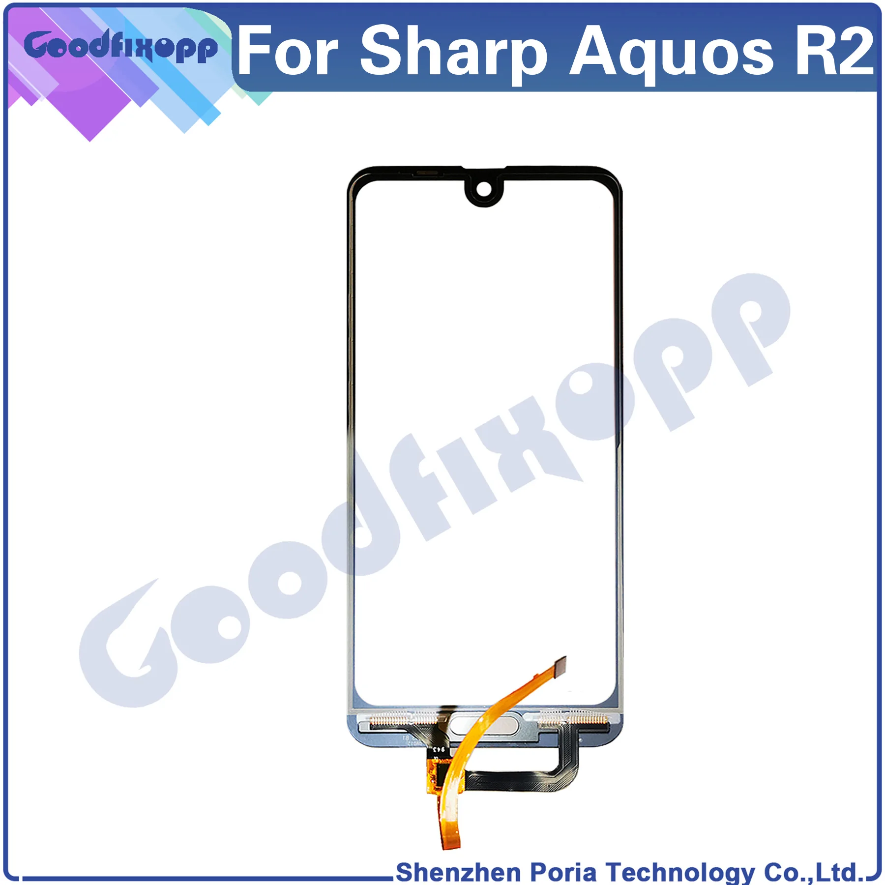 For Sharp Aquos R2 706SH SHV42 Touch Screen Digitizer Assembly Repair Parts Replacement