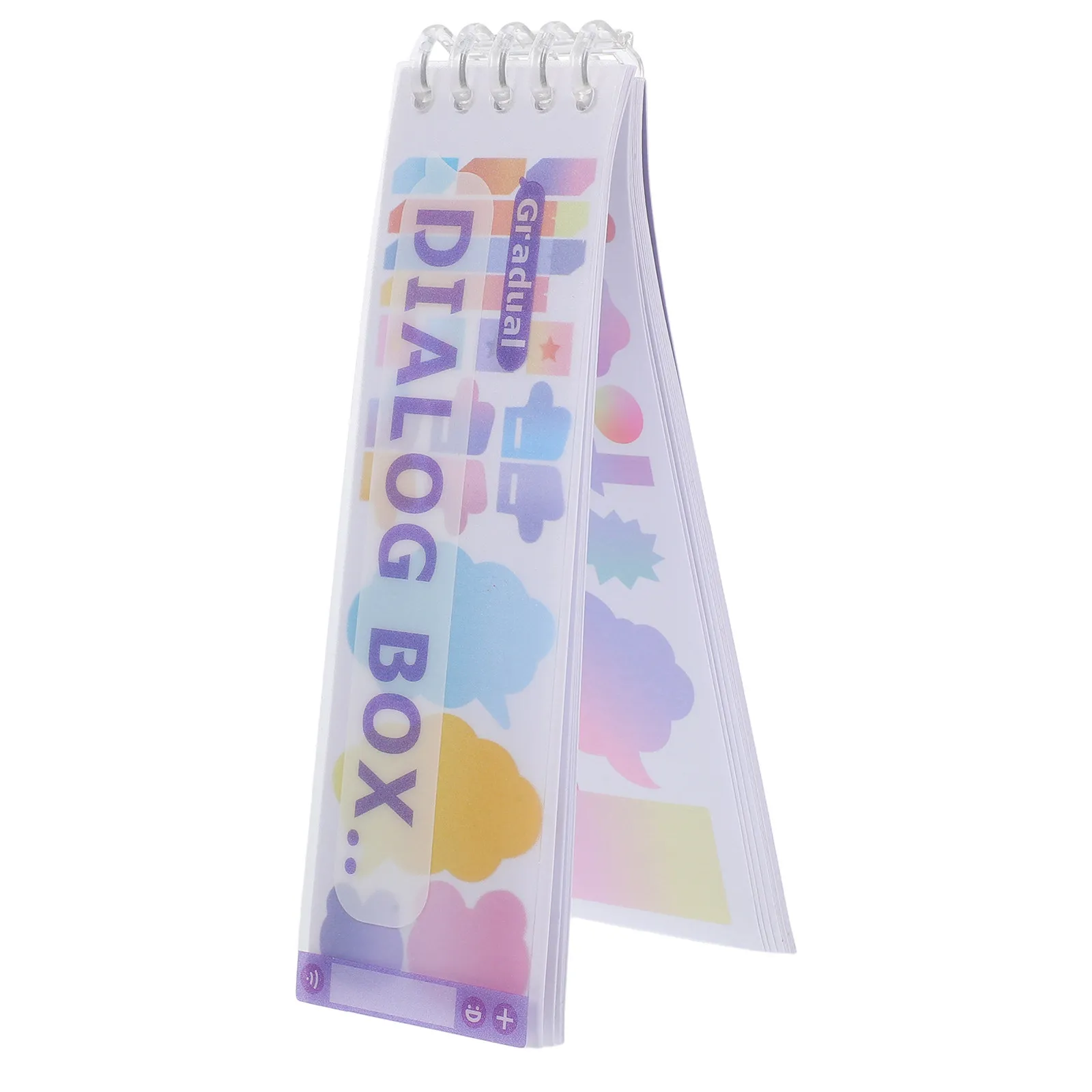 1Set Gradient Speech Bubble Washi Stickers for Journaling Scrapbooking Planner DIY Aesthetic Decorative Stationery Supply