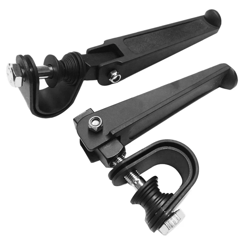 Motorbike Footrest Folding Bumper Footpegs Footpeg Bracket for Harley-Davidson Honda Suzuki B