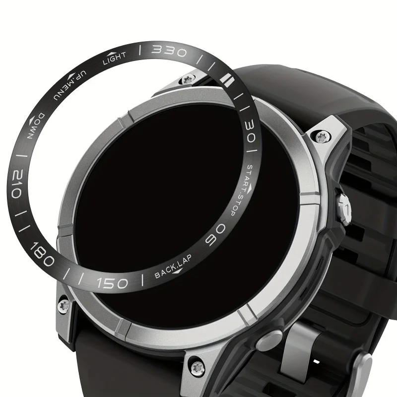 Osłona ze stali nierdzewnej do paska zegarka Garmin Fenix 8 47/51mm, odporna na zarysowania, łatwa instalacja. — zdjęcie produktu 4