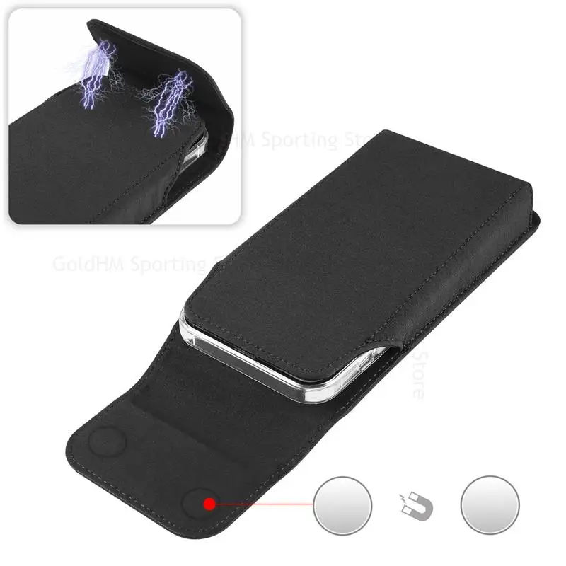 Waterproof Nylon Cloth Magnetic Flip Case For Doro 8200 8110 8100 Belt Phone Pouch Waist Bag For Doro 1380 5860 5517 1372 1362