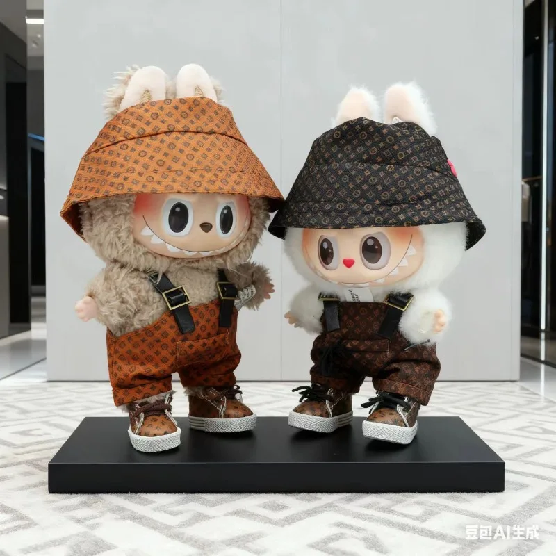 第一世代と第二世代のラババス人形服 17cm ラババス人形服 読書漁師の帽子 よだれかけスーツ