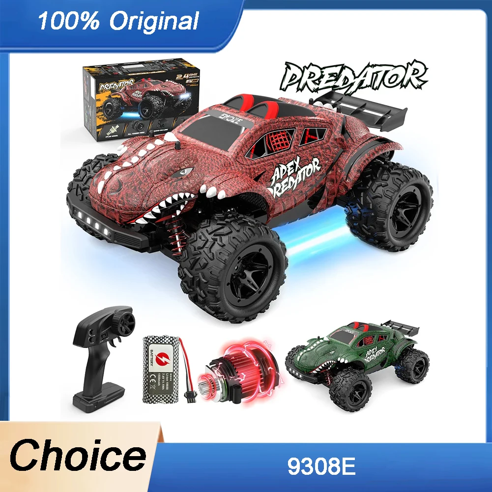 9308E 1:18 4WD RC auto - snelle elektrische terreinwagen, gesimuleerd model (cadeauspeelgoed)