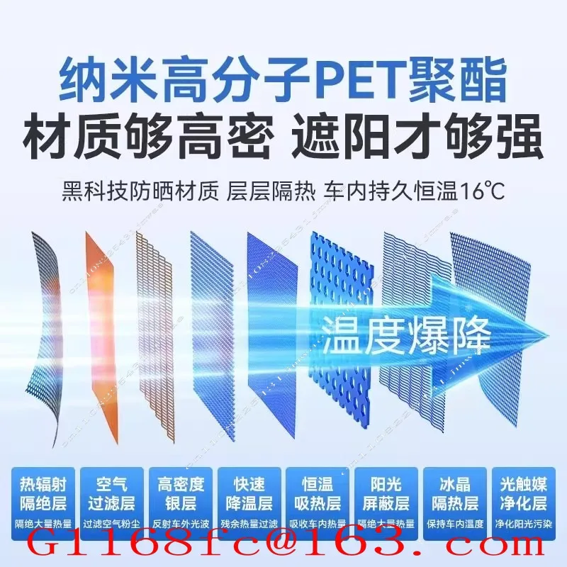 heat insulation, side window privacy, car interior sunshade board, magnetic curtain