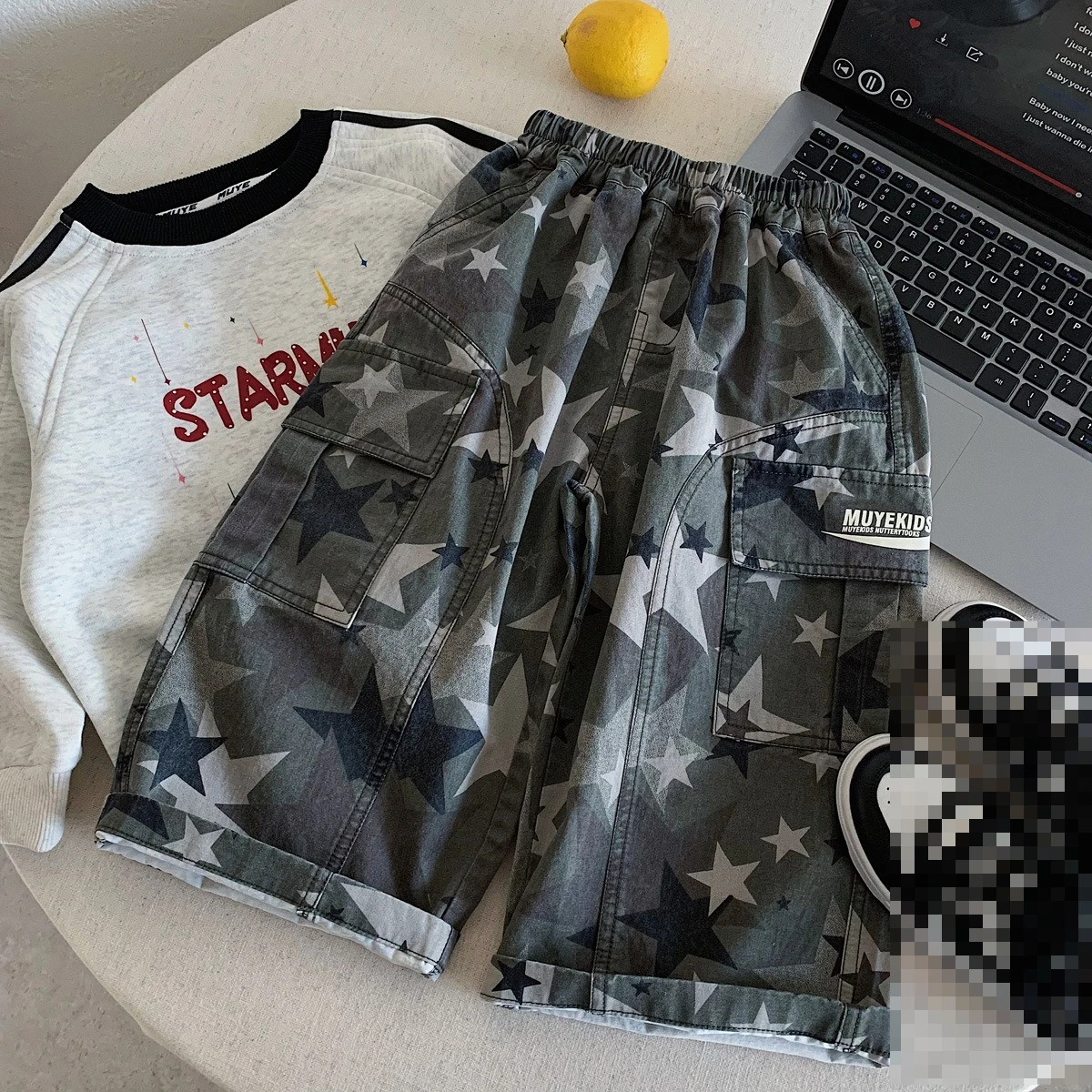 2026 Fall Kids Wear Suit Casual Pants Childrens Wear Boys Korean Fashion Long Pants Handsome Cargo Pants